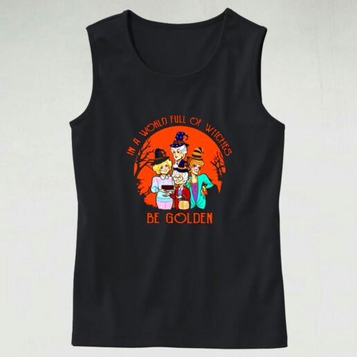 In A World Full Of Witches Halloween Graphic Tank Top