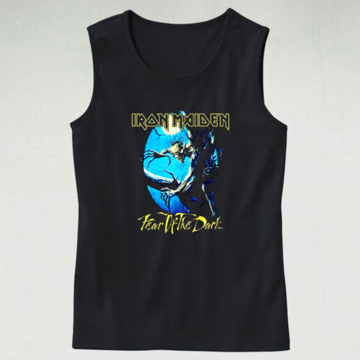 Iron Maiden Fear Of The Dark Graphic Tank Top