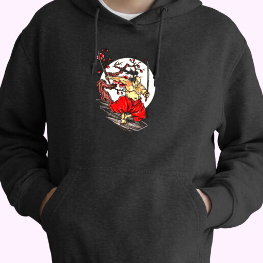 Japanese Samurai Katanas And Tattoos Essential Hoodie