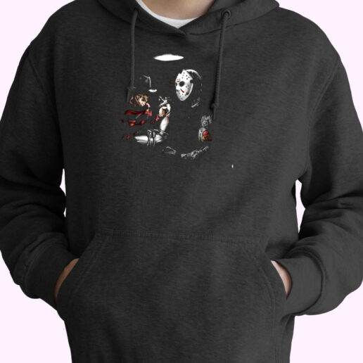 Jason V Freddy Krueger Tattoo Ink Machine Essential Hoodie