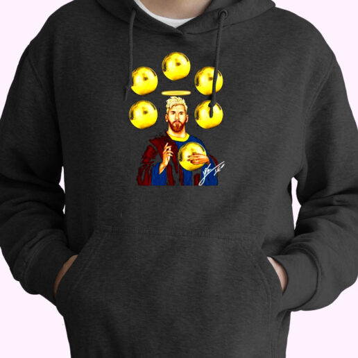 Jesus Messi Six Golden Ball Essential Hoodie