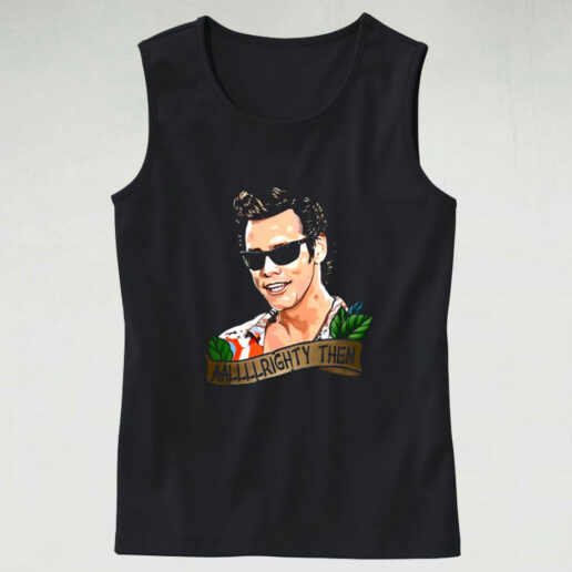 Jim Carrey Alrighty Then Graphic Tank Top