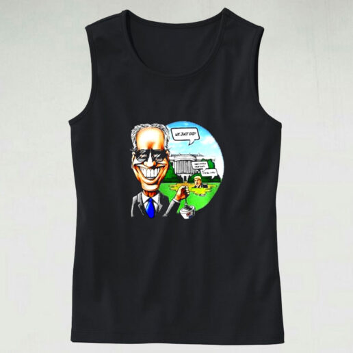 Joe Biden Pulling The Swamp Plug 46th Graphic Tank Top