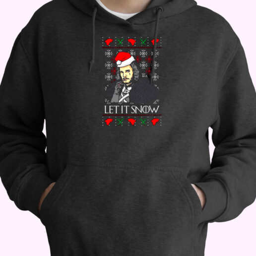 Jon Snow Candycane Let It Snow Essential Hoodie