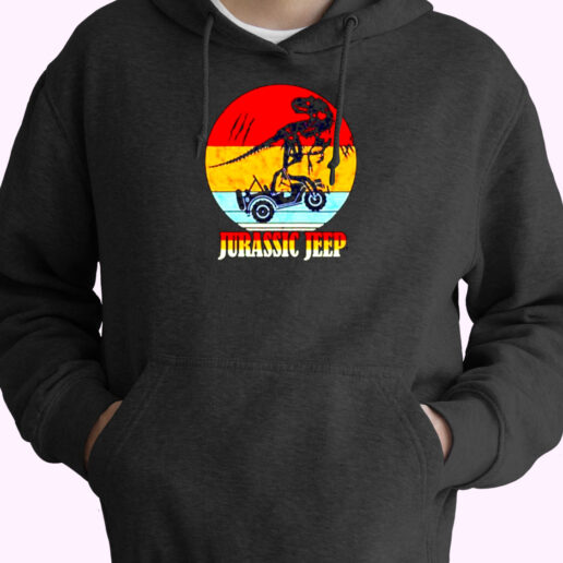 Jurassic Jeep Vintage Halloween Essential Hoodie