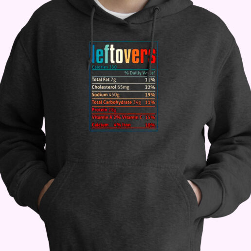 Leftovers Nutrition Facts Essential Hoodie