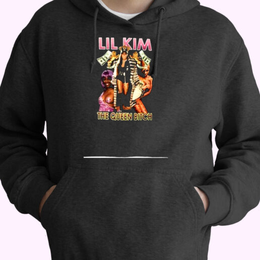 Lil Kim Queenn B Rapper Essential Hoodie