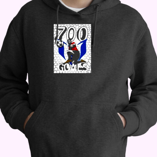 Lionel Messi 700 Goals Congratulations Essential Hoodie