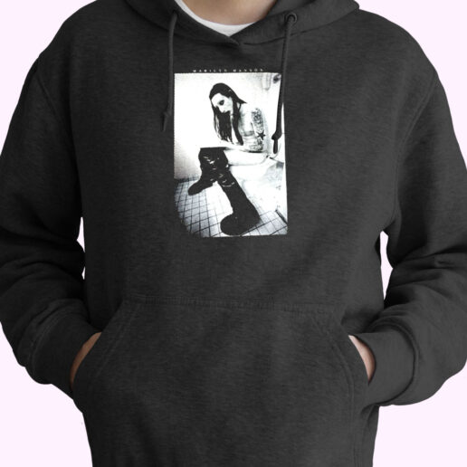 Marilyn Manson Titan Of The Toilet Essential Hoodie