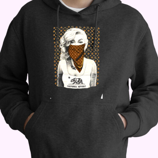 Marilyn Monroe With Ca Bandana Brown Essential Hoodie