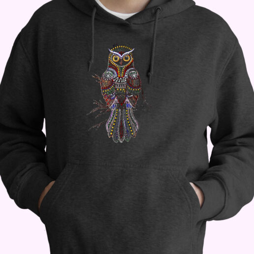 Owl Shirt Awesome Brocade Owl Essential Hoodie