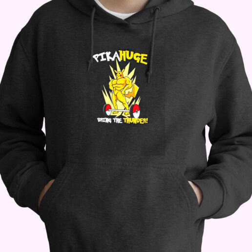 Pikahuge Bring The Thunder Awesome Gym Essential Hoodie