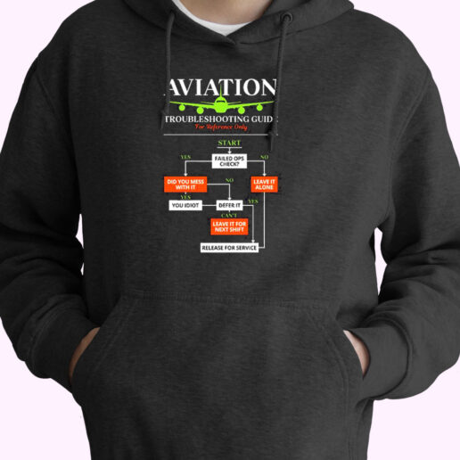 Pilot Airplane Aviation Troubleshooting Guide Essential Hoodie