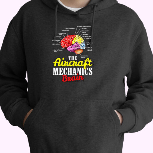 Pilot Airplane Mechanic Brain Essential Hoodie