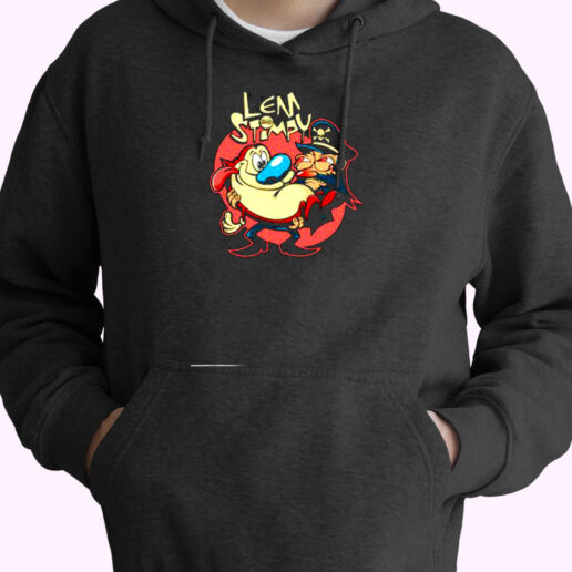 Ren & Stimpy Lem Rock Heavy Metal Essential Hoodie