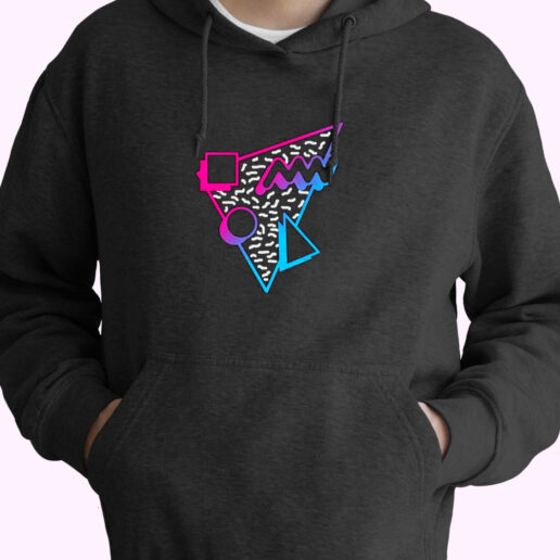 Retro 80s Neon Memphis Style Essential Hoodie