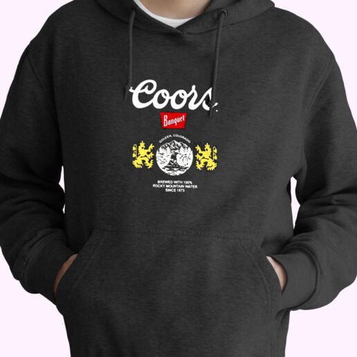 Retro Coors Beer Essential Hoodie