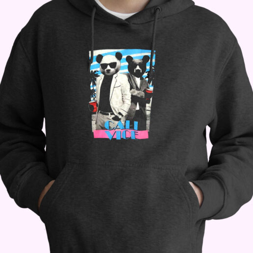 Riot Society Cali Vice Men Med Party Bears Essential Hoodie