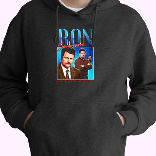 Ron Swanson Homage Essential Hoodie