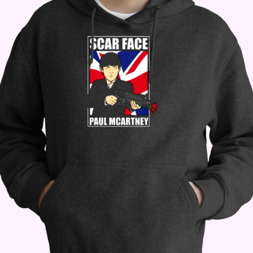 Scar Face Paul Mcartney Essential Hoodie