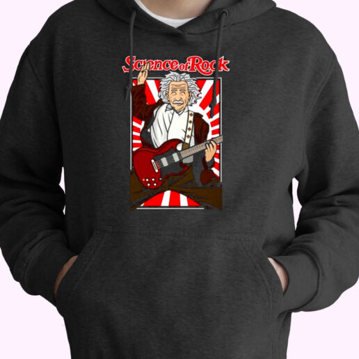 Science Of Rock Albert Einstein Essential Hoodie