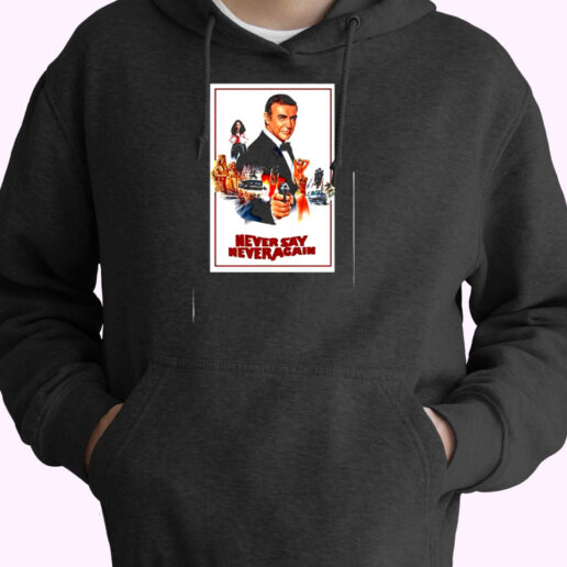 Sean Connery James Bond 007 Never Say Never Again Essential Hoodie