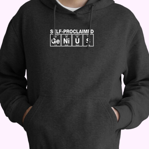 Self Proclaimed Genius Essential Hoodie