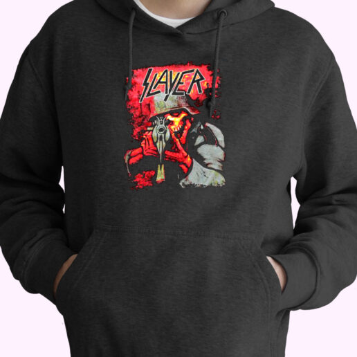 Slayer Sniper Skull Essential Hoodie