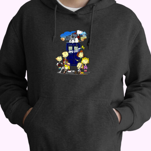 Snoopy Bad Dog Doctor Who Mashup Christmas Essential Hoodie