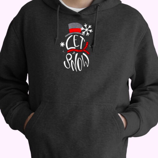 Snowman Let It Snow Essential Hoodie