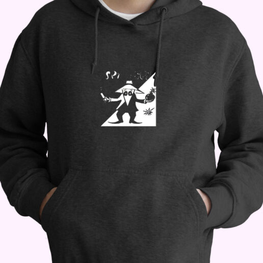 Spy Vs Spy Megazine Funny Cartoon Essential Hoodie