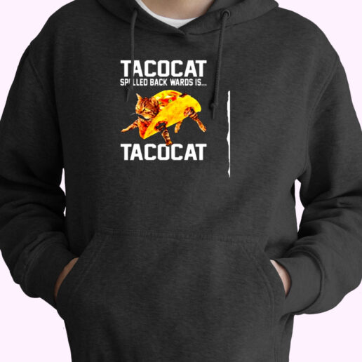 Tacocat Spelled Backwards Is Tacocat Essential Hoodie