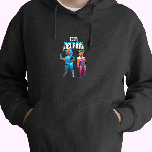 Teen Melanin Black Super Heroine Essential Hoodie