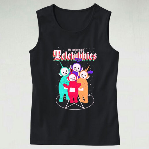 The Conjuring Of Teletubbies Graphic Tank Top