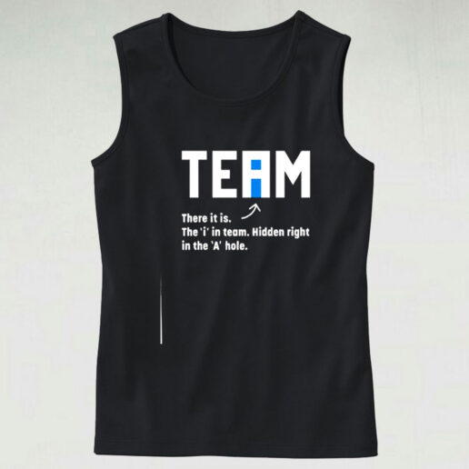 The I In Team Graphic Tank Top