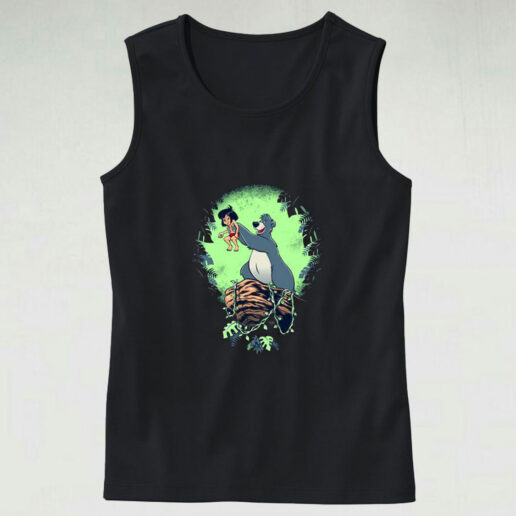 The Jungle Book Baloo And Mowgli Lion King Graphic Tank Top