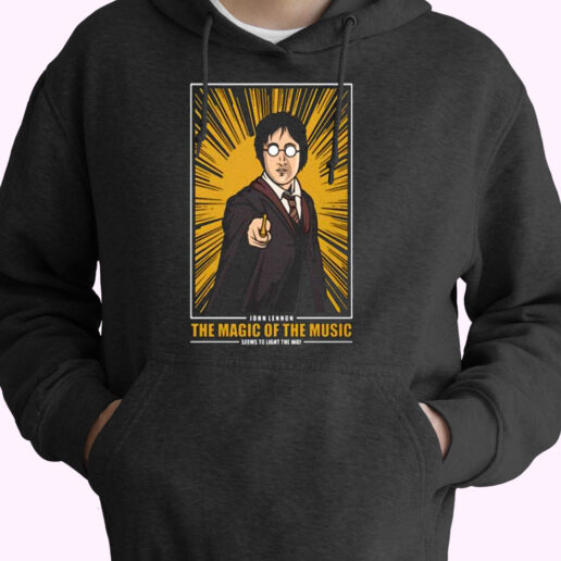 The Magic Of The Music John Lennon Essential Hoodie