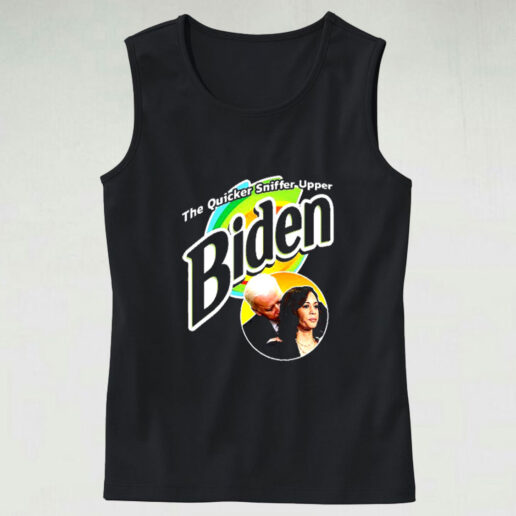 The Quicker Sniffer Upper Biden Graphic Tank Top