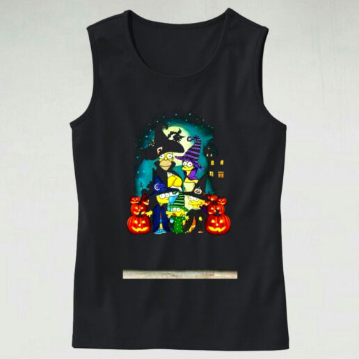 The Simpsons Joining Halloween Graphic Tank Top