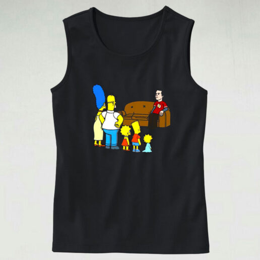 The Simpsons Sheldon Cooper Graphic Tank Top