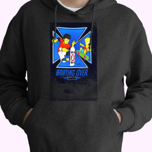 The Simpsons Skate Boarding Fea Essential Hoodie