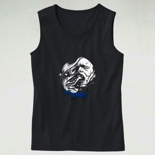 The Thing Assimilating Human Horror Graphic Tank Top