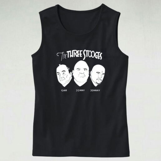 The Three Stooges Gar Jimmy Johnny Graphic Tank Top