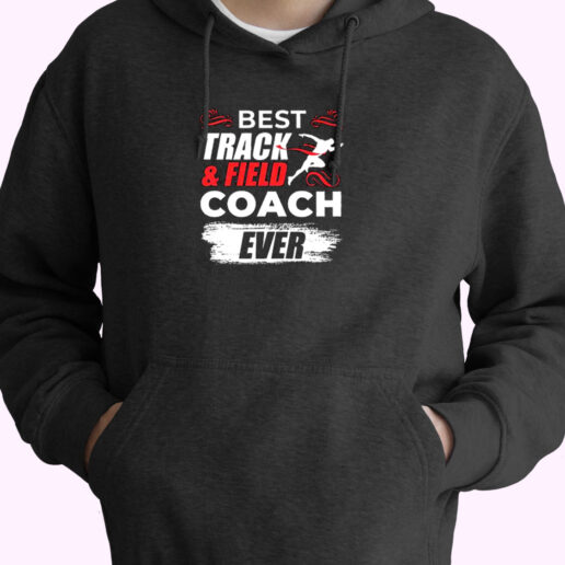 Track And Field Sport Coach Essential Hoodie