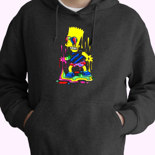 Trippy Bart The Paint Trap Is For Bart Essential Hoodie