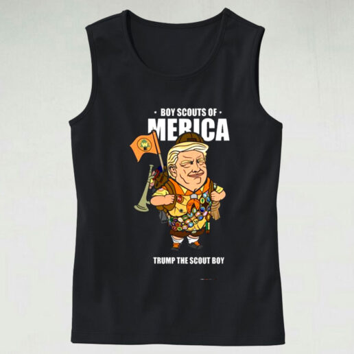 Trump The Scout Boy Graphic Tank Top