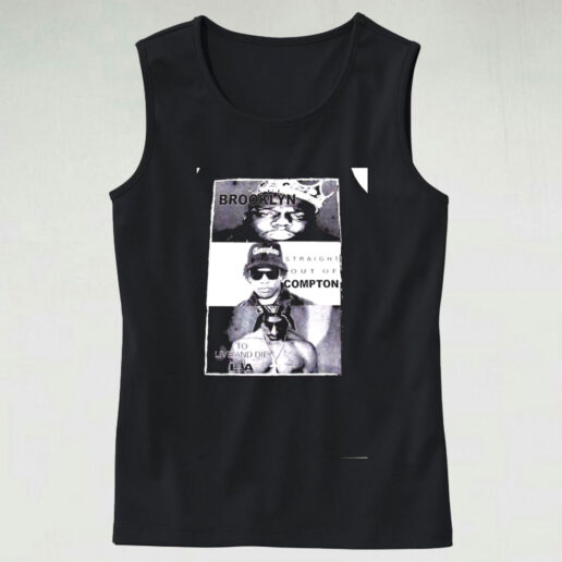 Tupac Biggie Eazye Graphic Tank Top