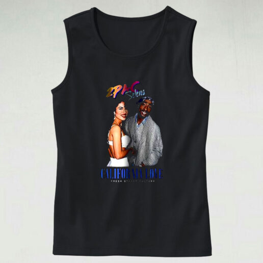 Tupac & Selena California Lov Graphic Tank Top