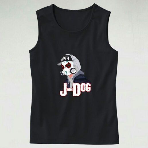 Undead J Dog Graphic Tank Top