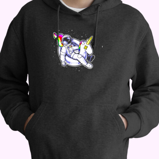 Unicorn Balloon In The Sky Essential Hoodie